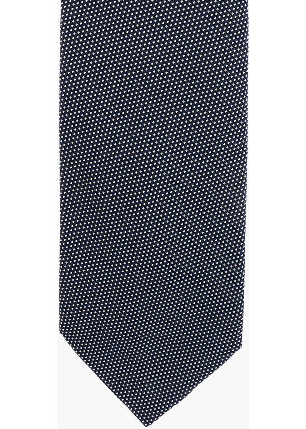 Cravate Destin Polka Dot Patterned Silk Tie Blue Barbati (BM 19709561) 2