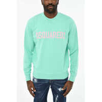 Bluze de trening Cotton Crew-Neck Sweatshirt With Logo Barbati