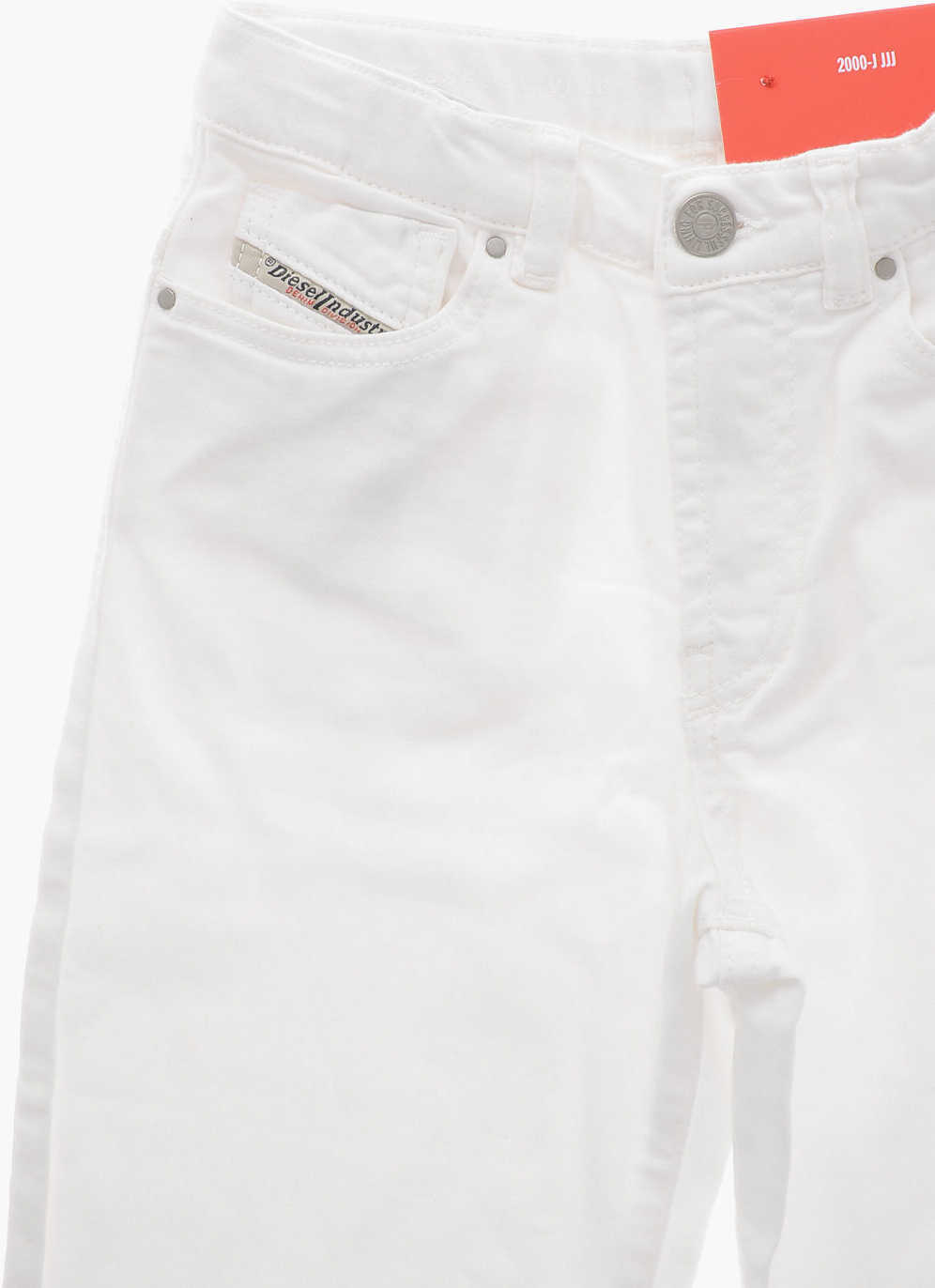 Pantaloni casual Diesel 5-Pocketed Stretch Cotton Pants White Baieti (BM 19709573) 2