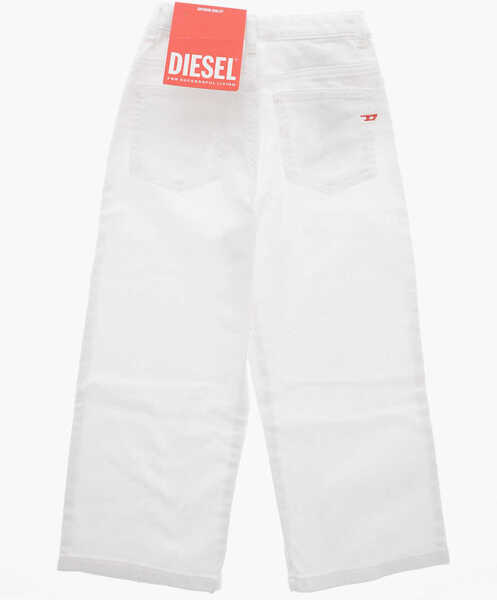 Pantaloni casual Diesel 5-Pocketed Stretch Cotton Pants White Baieti (BM 19709573) 3