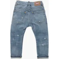 Imbracaminte DSQUARED2 pentru Baieti pagina 3 - Blugi drepti DSQUARED2 Vintage Effect Jeans Blue Baieti (BM 19709588) - B-mall.ro