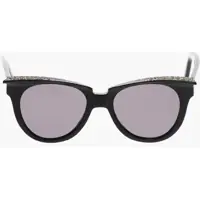 Ochelari de soare Solid Color Cat-Eye Sunglasses With Glitter Details Femei