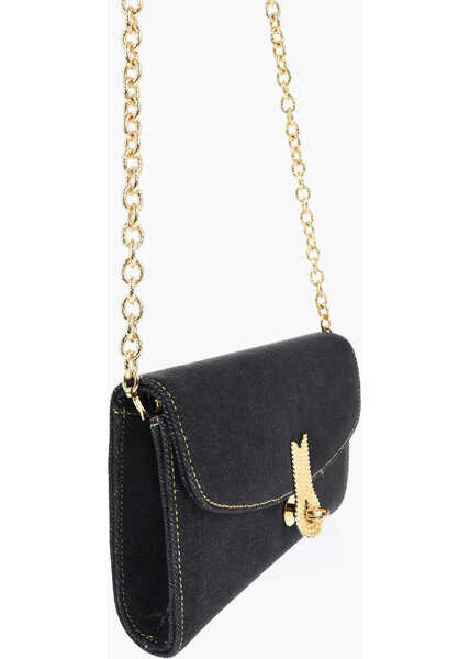 Genti de umar Amato Daniele Denim Queen Mid Shoulder Bag With Chain Strap Blue Femei (BM 19709594) 3