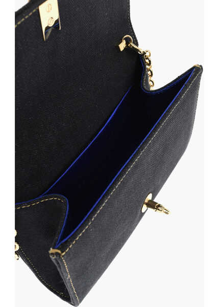 Genti de umar Amato Daniele Denim Queen Mid Shoulder Bag With Chain Strap Blue Femei (BM 19709594) 4