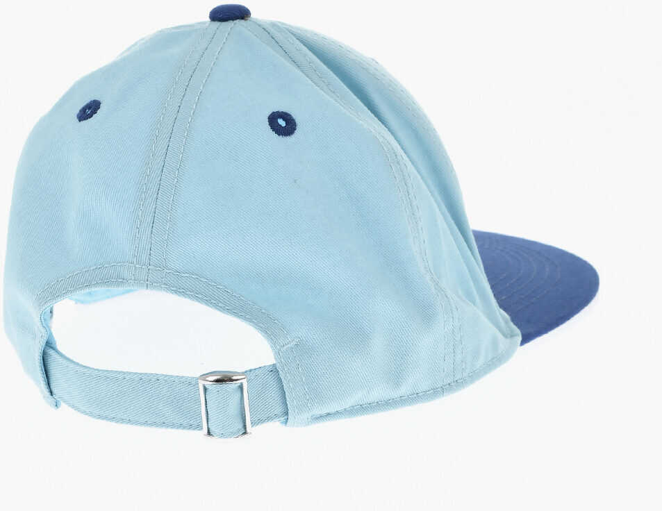 Caciuli Marni Two-Tone Cap With Embossed Logo Light Blue Baieti (BM 19709600) 2