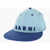 Marni Two-Tone Cap With Embossed Logo Light Blue
