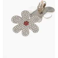 Cercei Marni Dama - Cercei Marni Rhinestoned Flower Clip Earrings Silver Femei (BM 19709603) - B-mall.ro