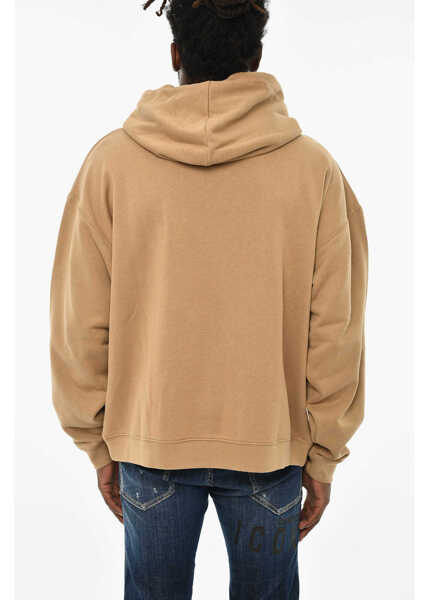 Bluze de trening DSQUARED2 Cotton Hoodie With Zip Closure Orange Barbati (BM 19709612) 2