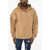 DSQUARED2 Cotton Hoodie With Zip Closure Orange