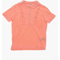 Tricouri Polo Ruffle Detailed Cotton Polo Baieti