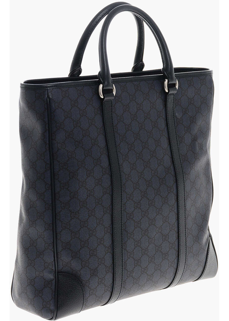 Genti de mana Gucci Faux Leather Ophidia Tote Bag With All-Over Monogram Blue Barbati (BM 19709636) 2