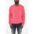 DSQUARED2 Lightweight Virgin Wool Crew-Neck Sweater Pink