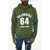 DSQUARED2 Cotton Hoodie With Contrasting Print Green