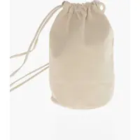 Genti tip postas Leather Bucket Bag With Drawstringed Closure Barbati