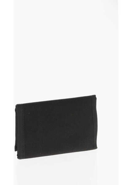 Portofele POLAR SKATE Canvas Wallet With Embroidered Logo And Velcro Closure Black Barbati (BM 19709648) 2