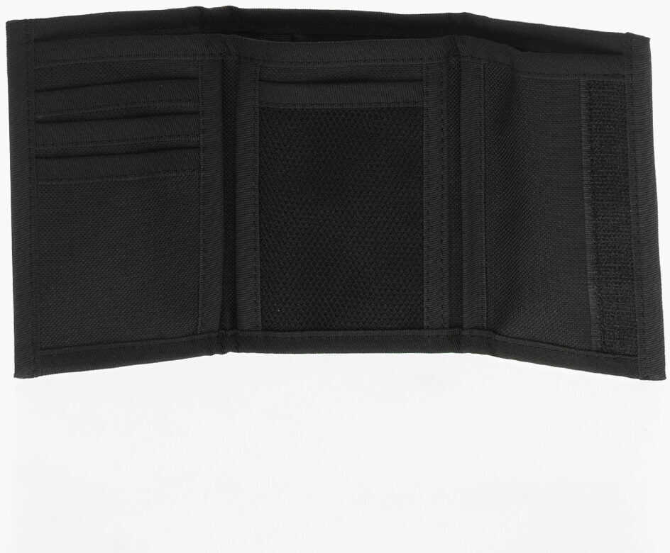 Portofele POLAR SKATE Canvas Wallet With Embroidered Logo And Velcro Closure Black Barbati (BM 19709648) 3