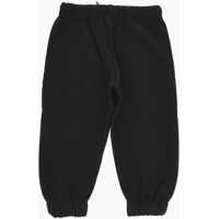 Pantaloni Diesel pentru Baieti - Pantaloni de trening Diesel Cotton Ploggi Joggers With Side Logo Black Baieti (BM 19709741) - B-mall.ro