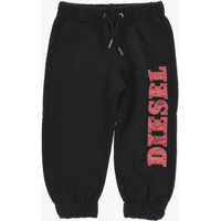 Pantaloni de trening Cotton Ploggi Joggers With Side Logo Baieti