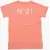 N&deg;21 Kids Cotton Beach Cover-Up Tee Dress With Printed Logo Pink