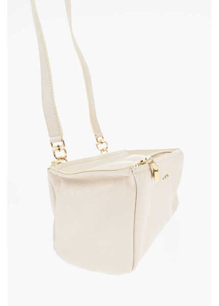Genti de umar Givenchy Textured Leather Pandora Shoulder Bag With Golden Effect Log Beige Femei (BM 19709768) 3