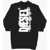 Diesel Long Sleeved Dassi Sweatshirt Dress Black