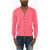 DSQUARED2 Virgin Wool V-Neck Cardigan With Two-Pockets Pink