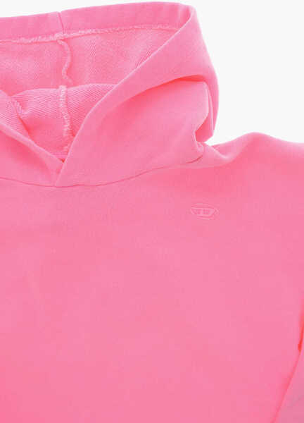 Bluze de trening Diesel Cotton Senia Hoodie With Chiffon Detail Pink Baieti (BM 19709792) 2