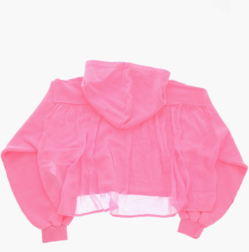 Bluze de trening Diesel Cotton Senia Hoodie With Chiffon Detail Pink Baieti (BM 19709792) 3