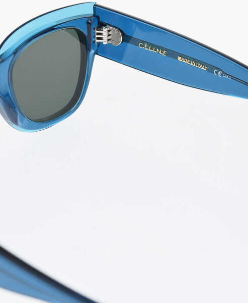 Ochelari de soare Cline Solid Color Sunglasses With Semi-Sheer Frame Blue Femei (BM 19709807) 3