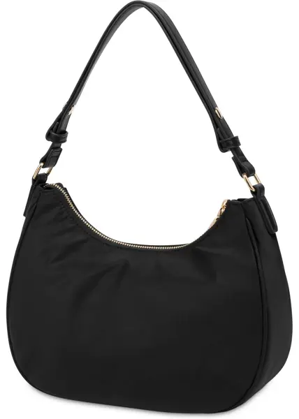 Genti de umar Moschino Love Fabric Hobo Bag With Golden Effcet Details Black Femei (BM 19709825) 2