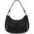 Moschino Love Fabric Hobo Bag With Golden Effcet Details Black