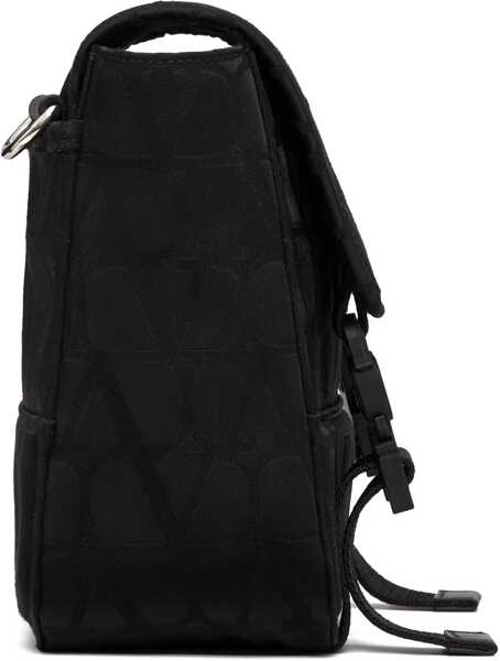 Genti tip postas Valentino Garavani Garavani Crossbody Bag With All-Over Monogram Black Barbati (BM 19709828) 5