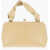 Jil Sander Solid Color Leather Mini Handbag Yellow