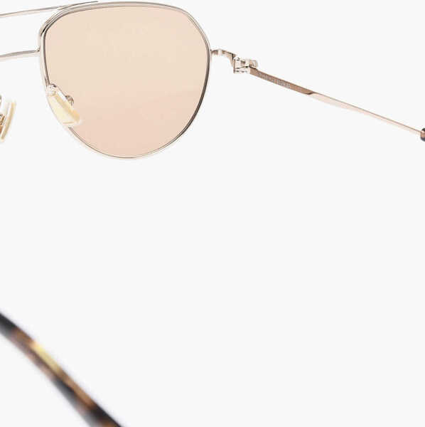 Ochelari de soare Bottega Veneta Aviator Sunglasses With Tortoiseshell Detail Silver Femei (BM 19709855) 3