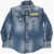 DSQUARED2 Denim Shirt With Double Breast Pocket Blue