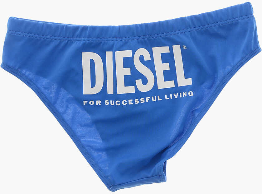 Chiloti Diesel Printed Logo Milvo Swimsuit Briefs Blue Baieti (BM 19709948) 3