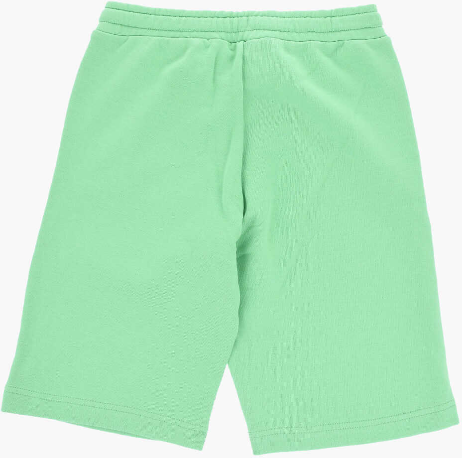 Pantaloni scurti Diesel Cotton Shorts With Side Embossed Logo Green Baieti (BM 19709951) 3