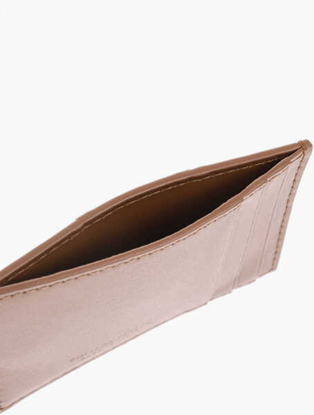 Portofele Bottega Veneta Braided Leather Card Holder Brown Barbati (BM 19709954) 3