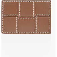 Portofele Braided Leather Card Holder Barbati