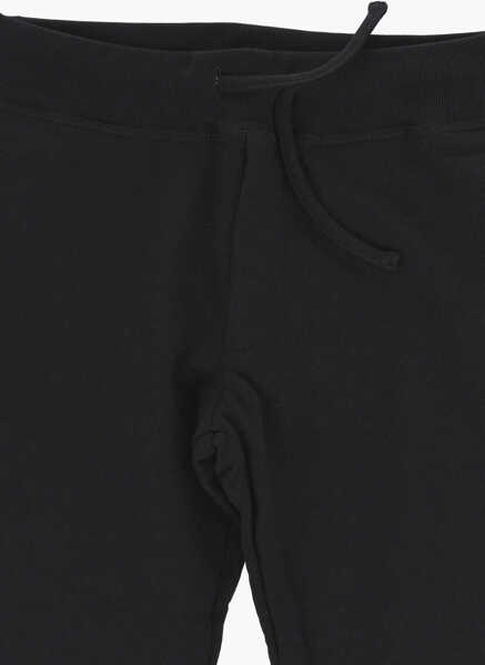 Pantaloni de trening DSQUARED2 Solid Color Joggers With Contrasting Logo Black Baieti (BM 19709957) 2