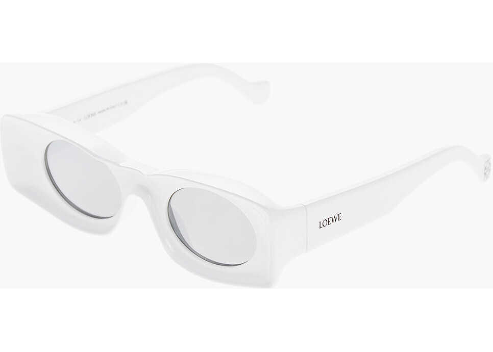 Ochelari de soare Loewe Paulas Ibz Mirrored Lenses Sunglasses White Femei (BM 19709963) 2