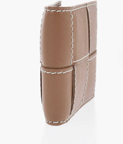 Portofele Bottega Veneta Braided Leather Wallet Brown Barbati (BM 19709984) 2
