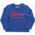 Diesel Crew Neck Tecnab T-Shirt With Flocked Print Blue