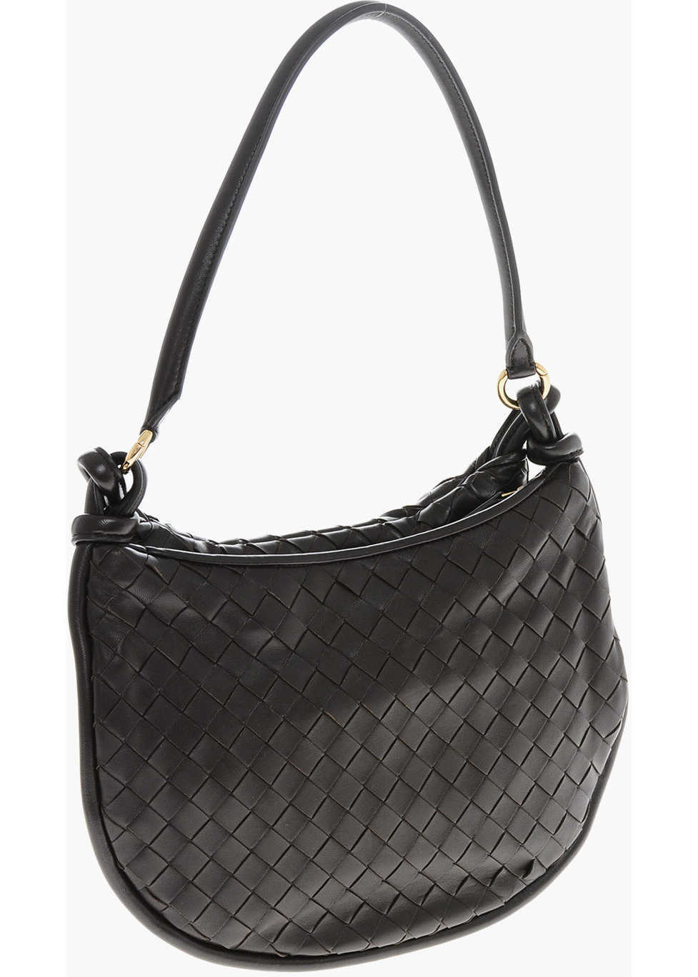 Genti de umar Bottega Veneta Braided Leather Shoulder Bag Brown Femei (BM 19709999) 2