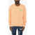 DSQUARED2 Cotton Crew-Neck Sweater With Embroidery Orange