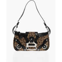 Genti de umar All-Over Monogram Canvas Mini Bag With Leather Trims Femei