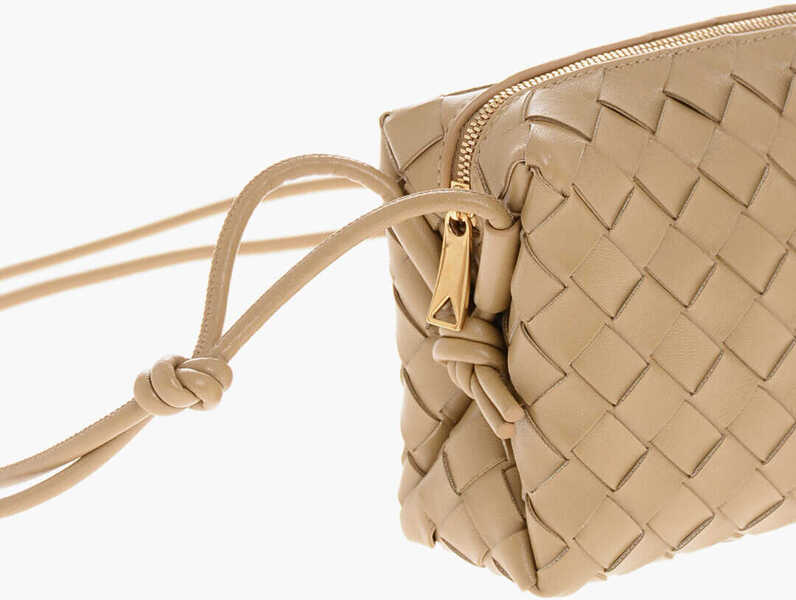 Genti de umar Bottega Veneta Braided Leather Mini Shoulder Bag Brown Femei (BM 19710020) 3