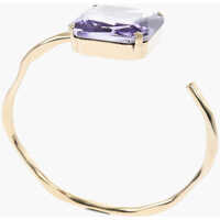 Bratari Golden Effect Metal Bracelet With Jewel Femei
