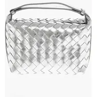 Genti de mana Metallic Leather Mini Handbag Femei