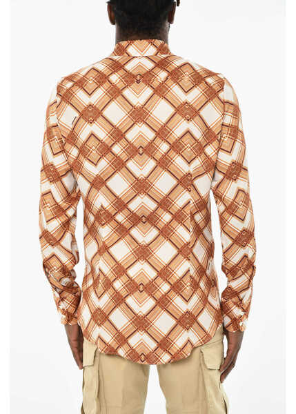 Cravate DSQUARED2 Printed Tie Neck Shirt Multicolor Barbati (BM 19710044) 2